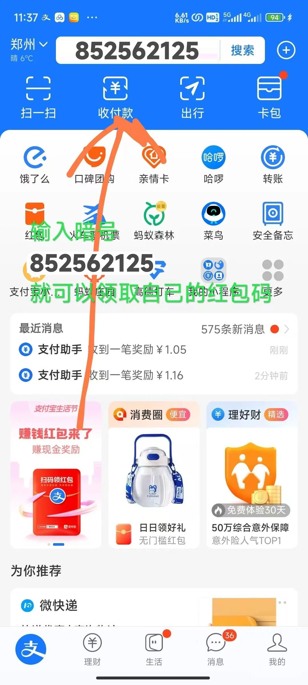 图片[12] - 支付宝红包怎么玩，支付宝领红包，赚领现金奖励 - 项目资源网