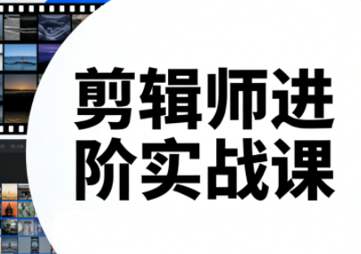 剪辑师进阶实战课(更新23年-25年) - 项目资源网