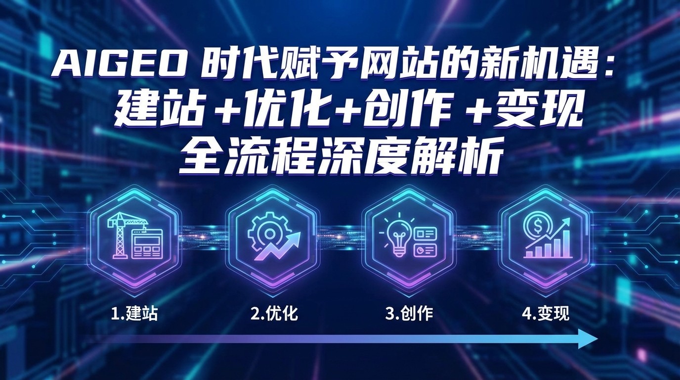 AIGEO+时代赋予网站的新机遇：建站+优化+创作+变现+全流程深度解析 - 项目资源网