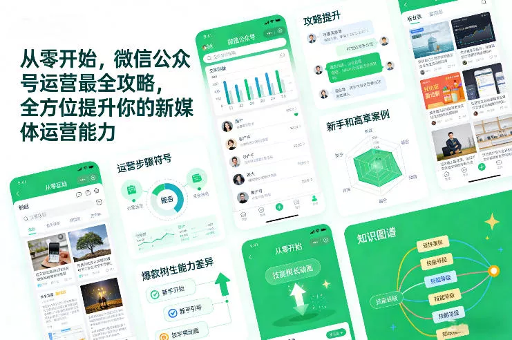 从零开始，微信公众号运营最全攻略，全方位提升你的新媒体运营能力 - 项目资源网