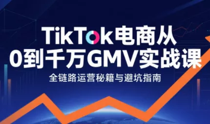 三千老师·TikTok电商从0到千万GMV实战课(更新) - 项目资源网