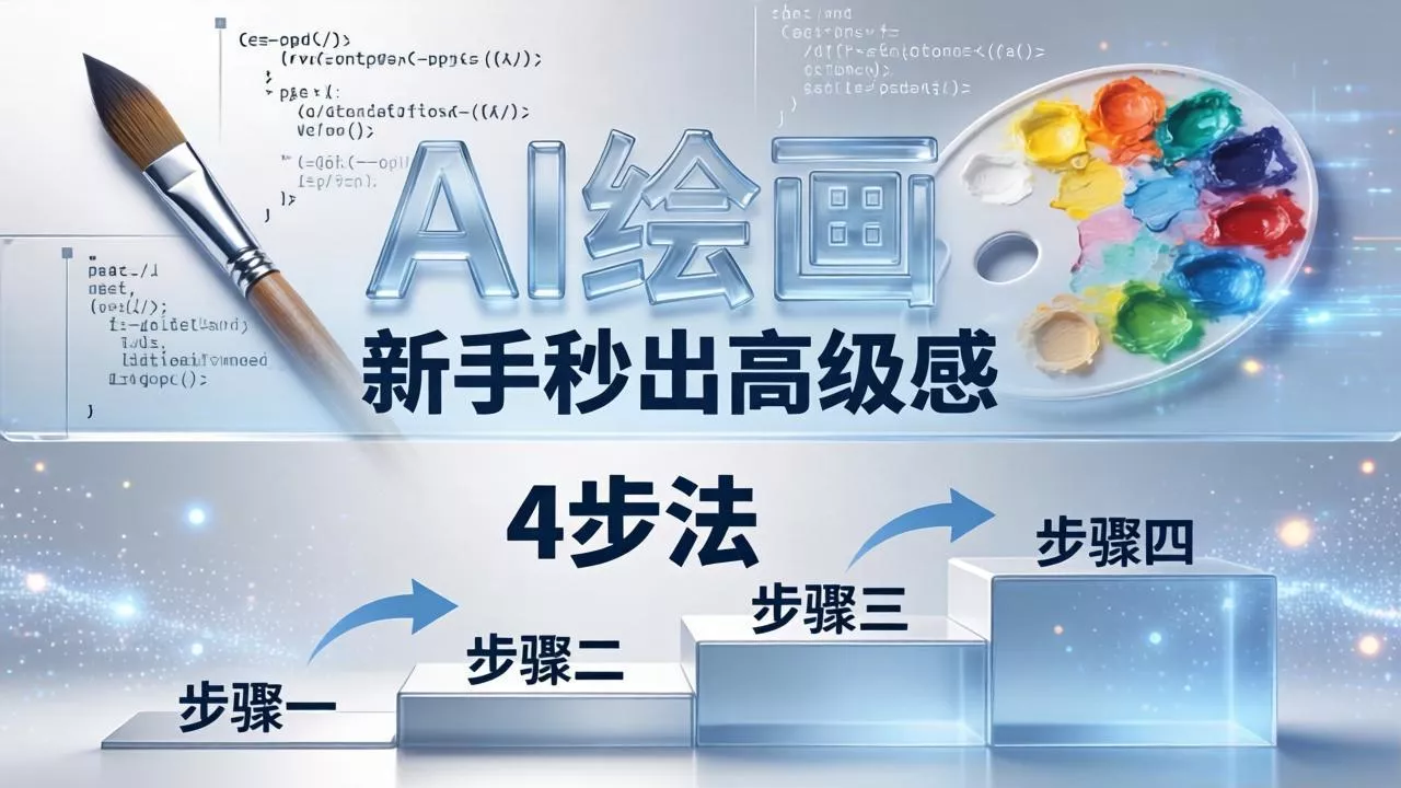 AI绘画入门别再硬磕了！即梦4步法：万能提示词公式+BRTR框架，新手秒出高级感 - 项目资源网