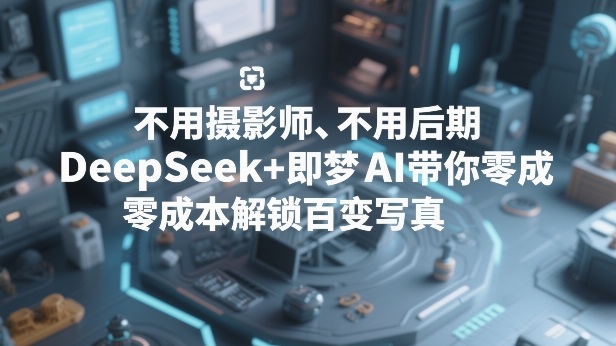 不用摄影师、不用后期，DeepSeek+即梦AI带你零成本解锁百变写真！ - 项目资源网