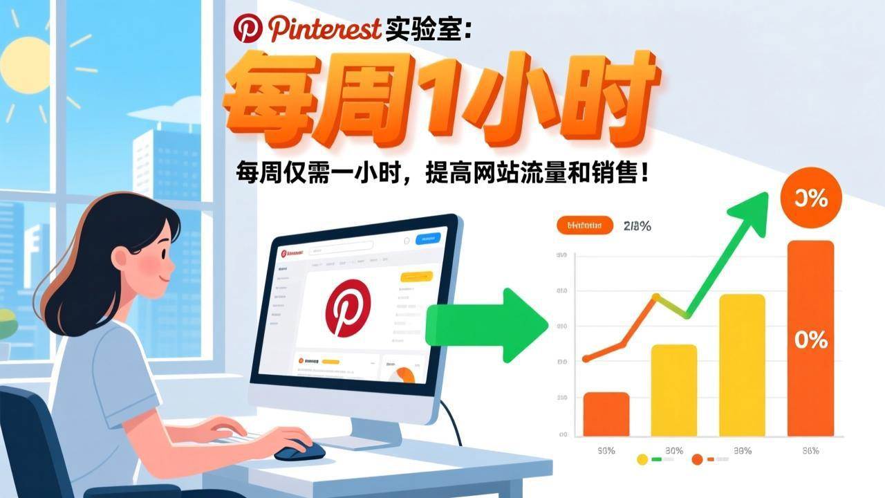 （17505期）Pinterest实验室：每周仅需一小时，提高网站流量和销售！ - 项目资源网