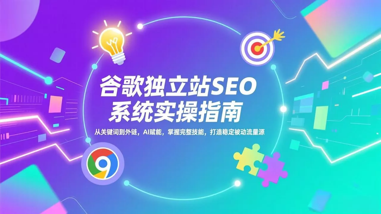 谷歌独立站SEO系统实操(更新 - 项目资源网