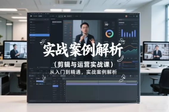 剪辑与运营实战课，从入门到精通，实战案例解析(更新2026) - 项目资源网