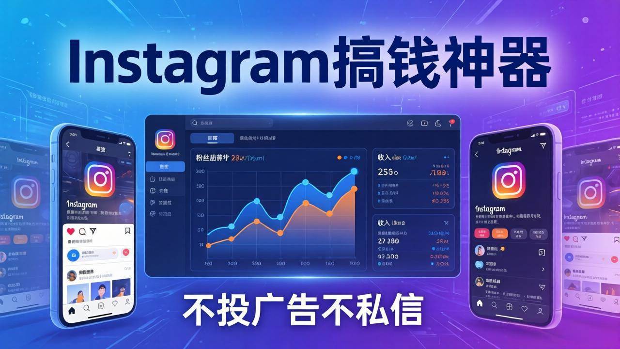 （17731期）Instagram搞钱神器：月涨6万粉+月入5万刀，不投广告不私信，靠算法+低价产品 - 项目资源网