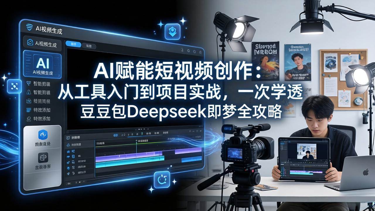 （17762期）AI赋能短视频创作：从工具入门到项目实战，一次学透豆包Deepseek即梦全攻略 - 项目资源网