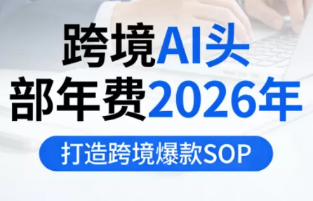 跨境AI头部年费2026年，打造跨境爆款SOP - 项目资源网