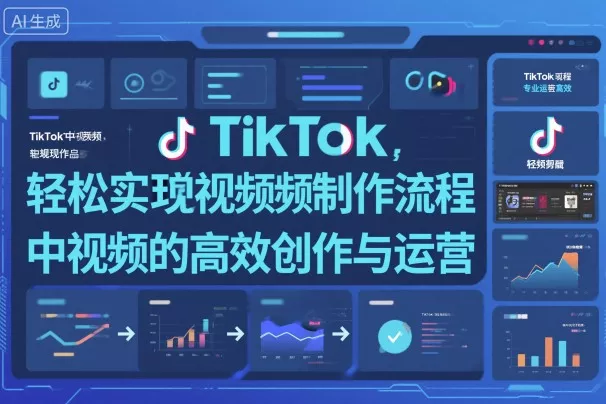TikTok中视频制做流程，轻松实现Tk中视频的高效创作与运营 - 项目资源网