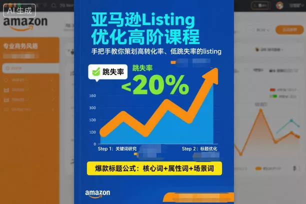 亚马逊Listing优化高阶课程，手把手教你策划高转化率、低跳失率的listing - 项目资源网