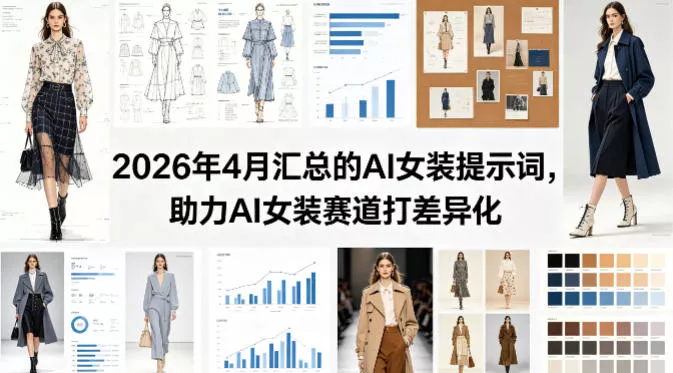 2026年4月汇总的AI女装提示词，助力AI女装赛道打差异化 - 项目资源网