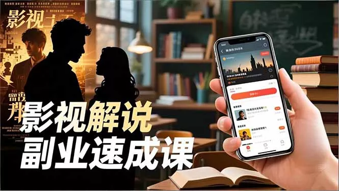 Tk影视解说副业速成课，软件安装、全流程实操、爆款预设，新手两周变现 - 项目资源网