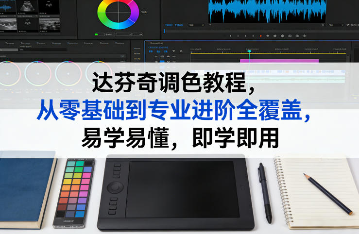 达芬奇调色教程，从零基础到专业进阶全覆盖，易学易懂，即学即用 - 项目资源网