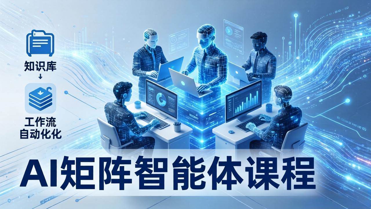 （17759期）AI矩阵智能体实战：100个数字员工批量生产内容，文本知识库+工作流自动化全搞定 - 项目资源网