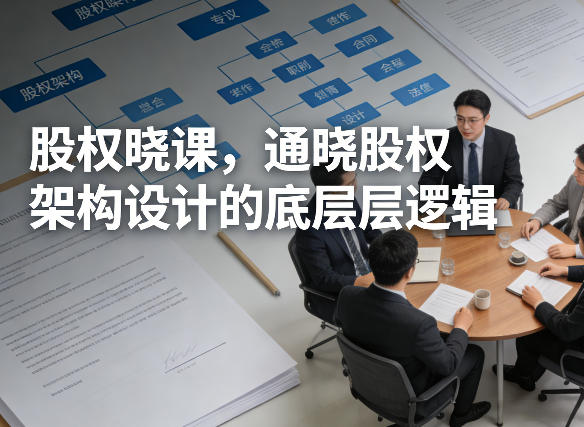 股权晓课，通晓股权架构设计的底层逻辑 - 项目资源网