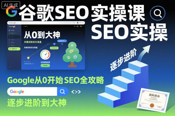 谷歌SEO实操课，Google从0开始SEO全攻略，逐步进阶到大神 - 项目资源网