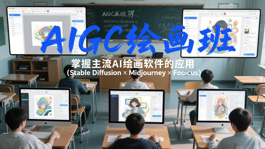 AIGC绘画班，掌握主流Ai绘画软件的应用(Stable Diffusion x Midjourney x Fooocus) - 项目资源网