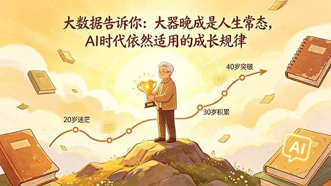 （18288期）付费文章：大数据告诉你：大器晚成是人生常态，AI 时代依然适用的成长规律 - 项目资源网