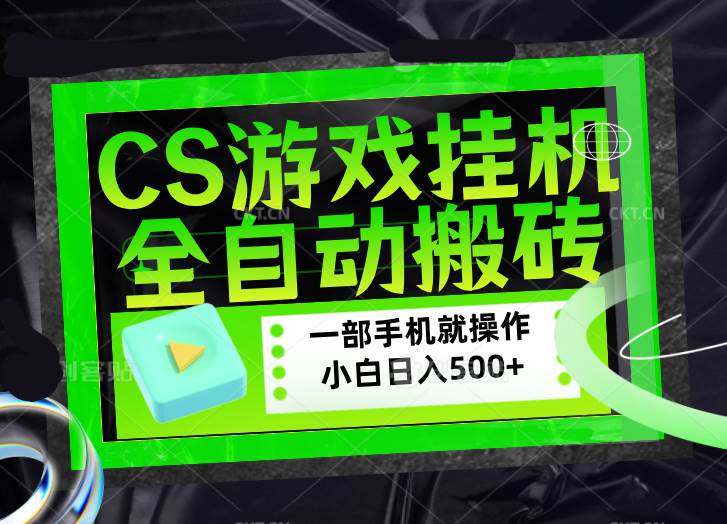 （17876期）CSGO游戏挂机捡漏搬砖，超稳定的项目，带领1000+小白实现日入500+，数据可视频验证 - 项目资源网