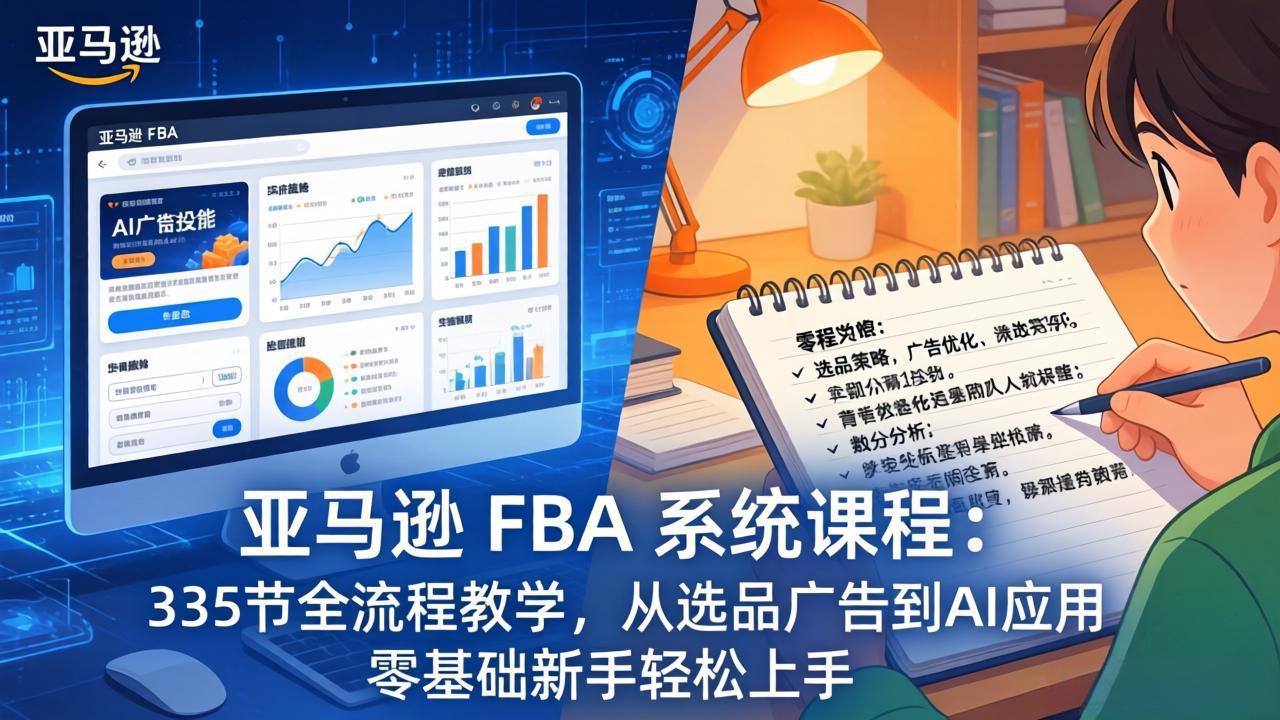 亚马逊 FBA 系统课程(更新26年3月 - 项目资源网