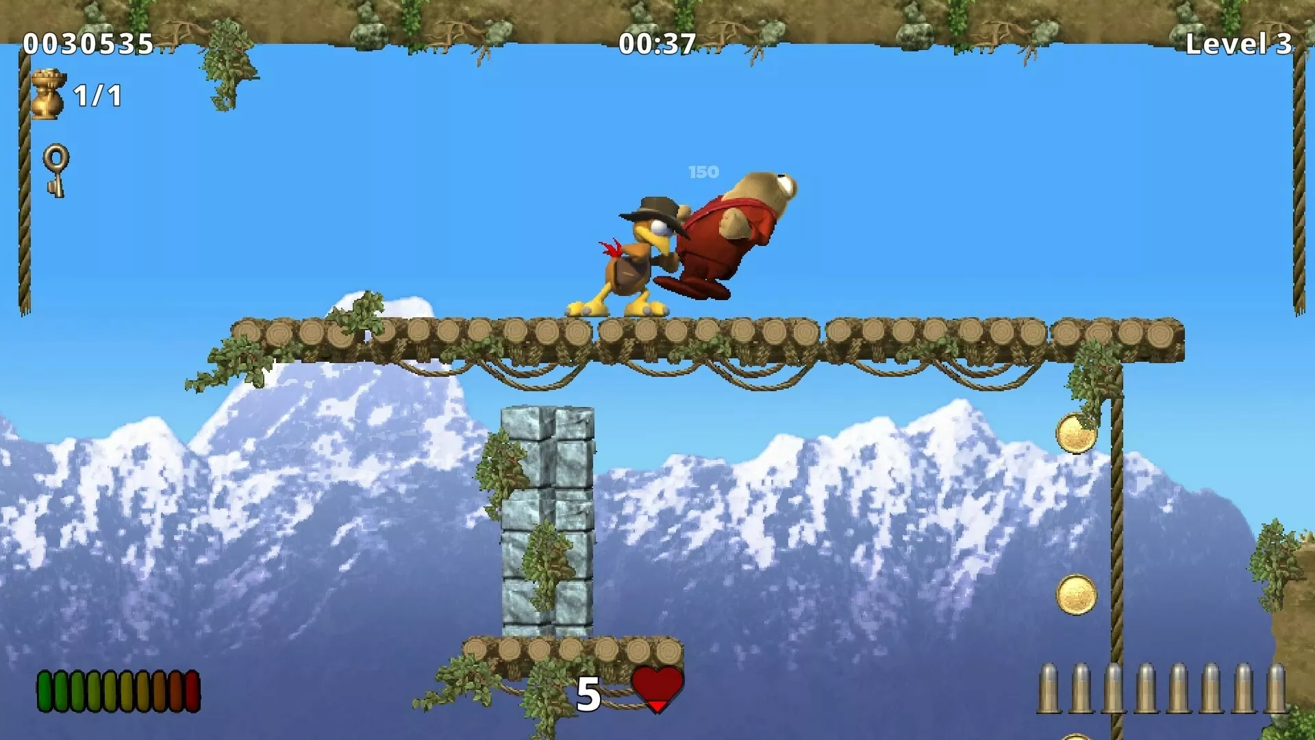 《怪鸡历险记 Moorhuhn Jump and Run Traps and Treasures》Switch英日文版NSZ下载