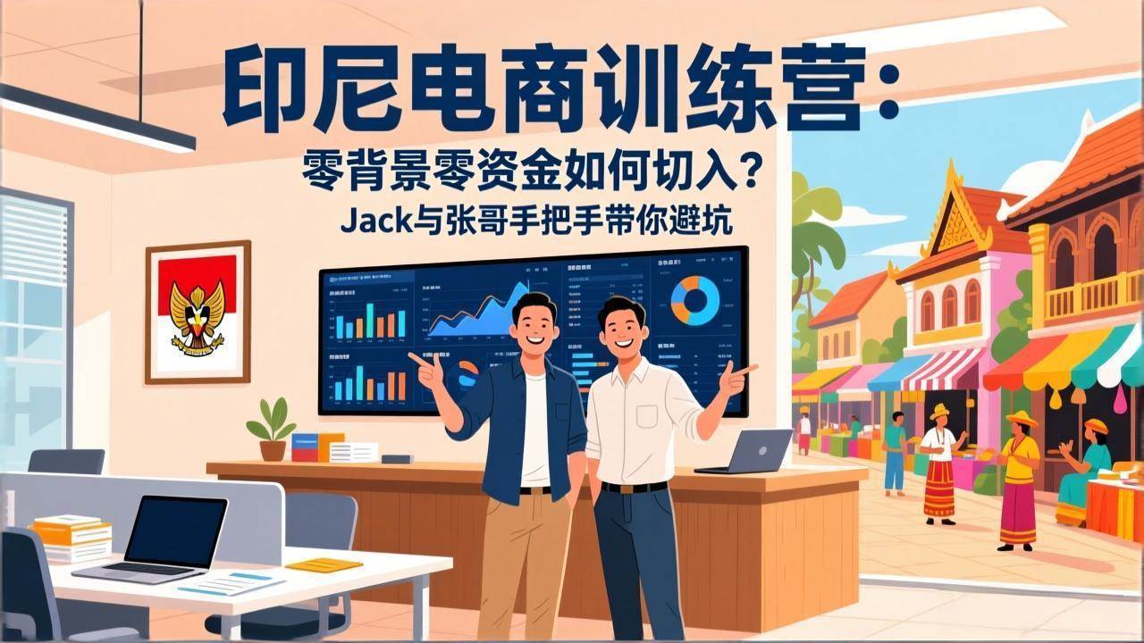 （17533期）印尼电商训练营：零背景零资金如何切入？Jack与张哥手把手带你避坑 - 项目资源网