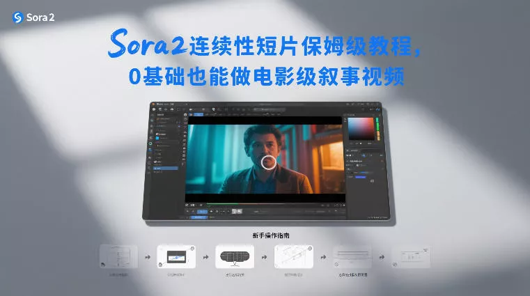 Sora2连续性短片保姆级教程，0基础也能做电影级叙事视频 - 项目资源网