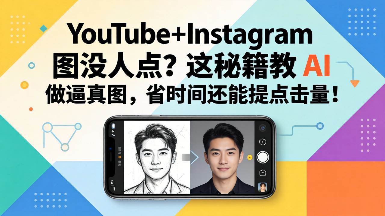 （17911期）YouTube+Instagram 图没人点？这秘籍教 AI 做逼真图，省时间还能提点击量 - 项目资源网