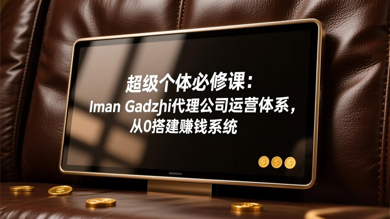 超级个体必修课：Iman Gadzhi代理公司运营体系，从0搭建赚钱系统 - 项目资源网