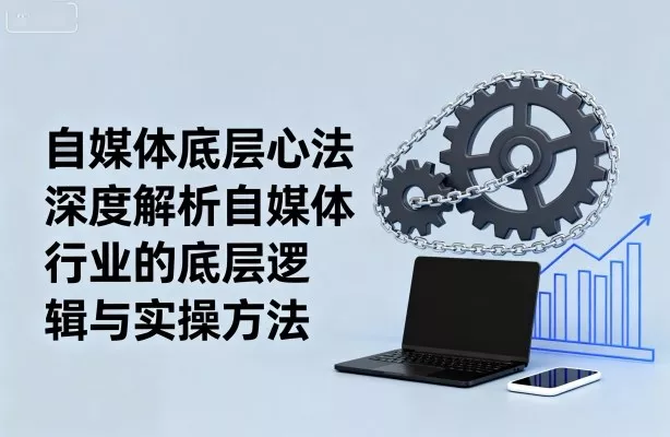 自媒体底层心法，深度解析自媒体行业的底层逻辑与实操方法 - 项目资源网