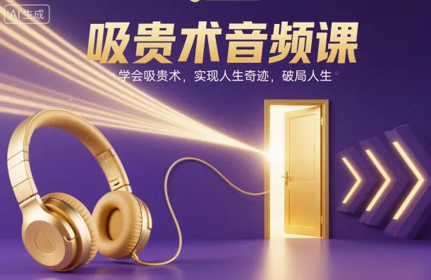 吸贵术音频课，学会吸贵术，实现人生奇迹，破局人生 - 项目资源网