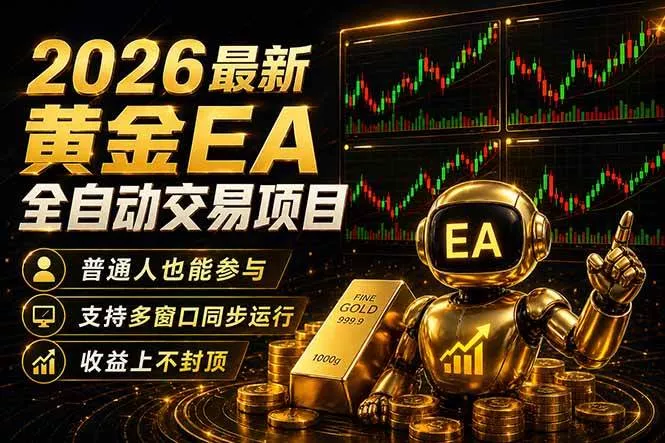（18230期）最新黄金EA量化赛道，全程自动执行，多窗口操作直接放大结果 - 项目资源网