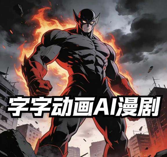 字字动画AI漫剧2026年第1期系统课程，小白看完就能学会实操的漫剧课，单人月收1-3W - 项目资源网