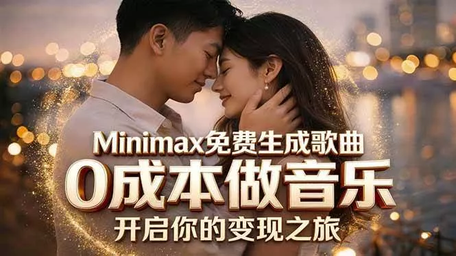 （18401期）Minimax免费生成歌曲实测！0成本做音乐，说唱流行Lofi一键生成 - 项目资源网