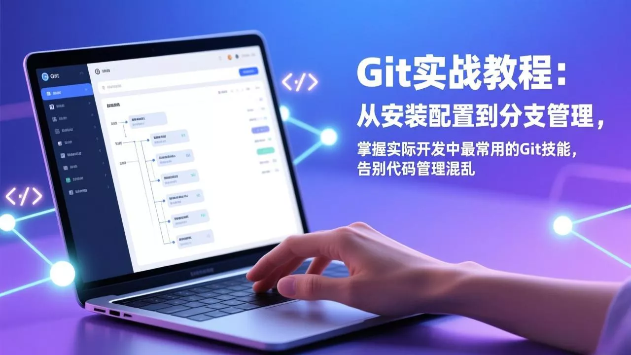 Git实战教程：从安装配置到分支管理，掌握实际开发中最常用的Git技能，告别代码管理混乱 - 项目资源网