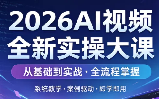 2026AI视频全新实操大课