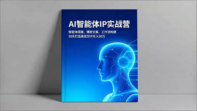 AI智能体IP实战营，智能体搭建、爆款文案、工作流构建，30天打造高成交IP月入50万 - 项目资源网