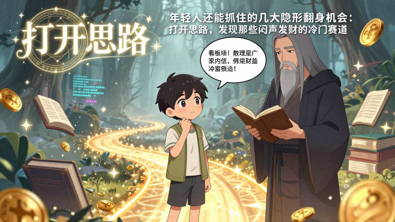 （17471期）付费文1+2：年轻人还能抓住的几大隐形翻身机会：打开思路，发现那些闷声发财的冷门赛道 - 项目资源网