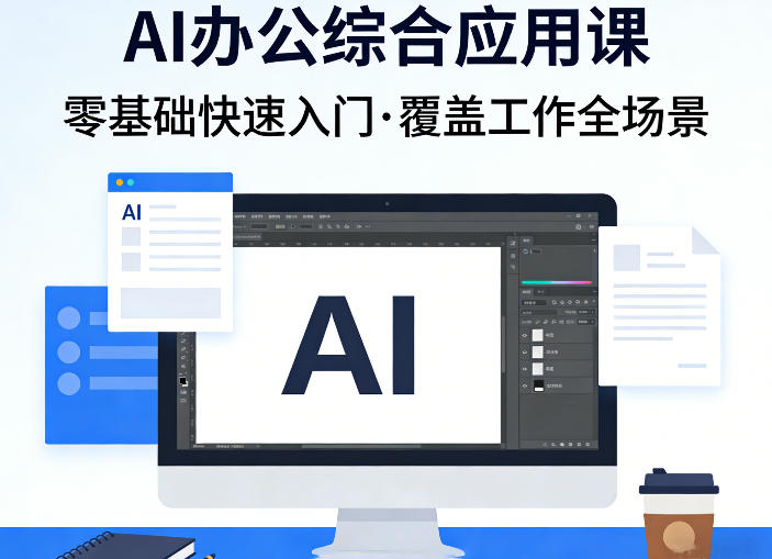 AI办公综合应用课，零基础快速入门，覆盖了工作中各种应用场景 - 项目资源网