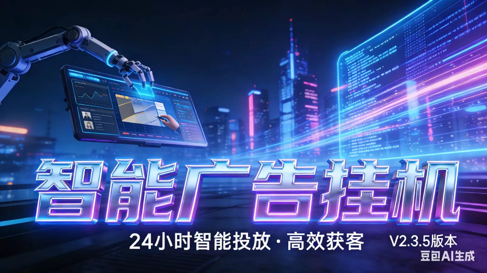 AI 广告云挂机 · 全域流量变现平台 - 项目资源网
