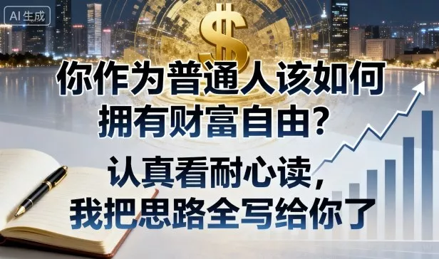 付费文章：你作为普通人该如何拥有财富自由？认真看耐心读，我把思路全写给你了 - 项目资源网